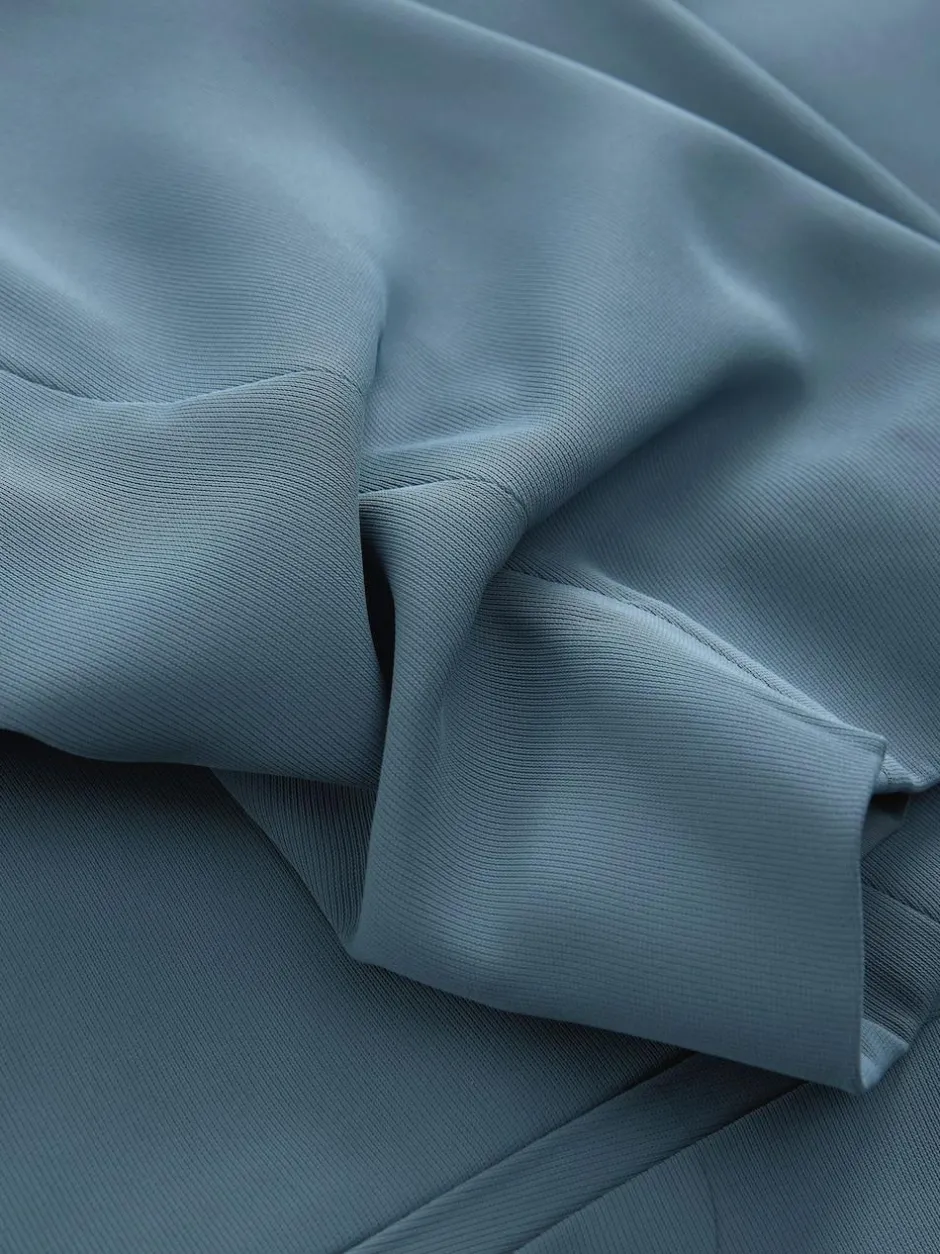 Next Blue Relaxed Ruched Sleeve Blazer Sale