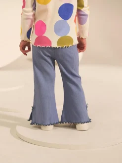 Next Blue Rib Flare Leggings (3mths-7yrs) Hot