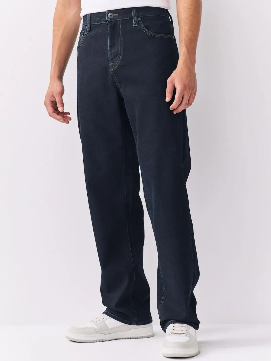 Next Relaxed Fit Motionflex Jeans Blue Rinse Discount