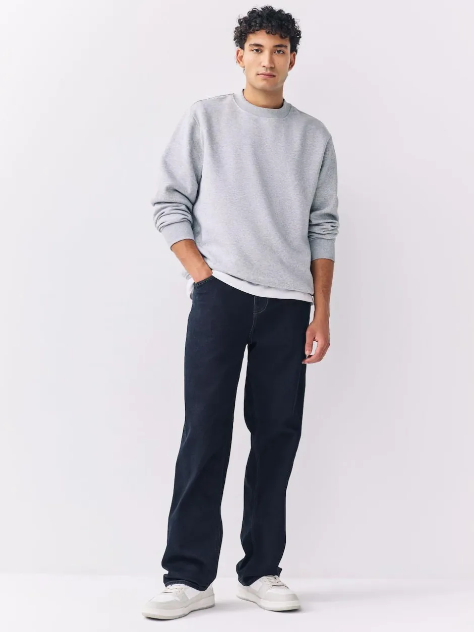 Next Relaxed Fit Motionflex Jeans Blue Rinse Discount