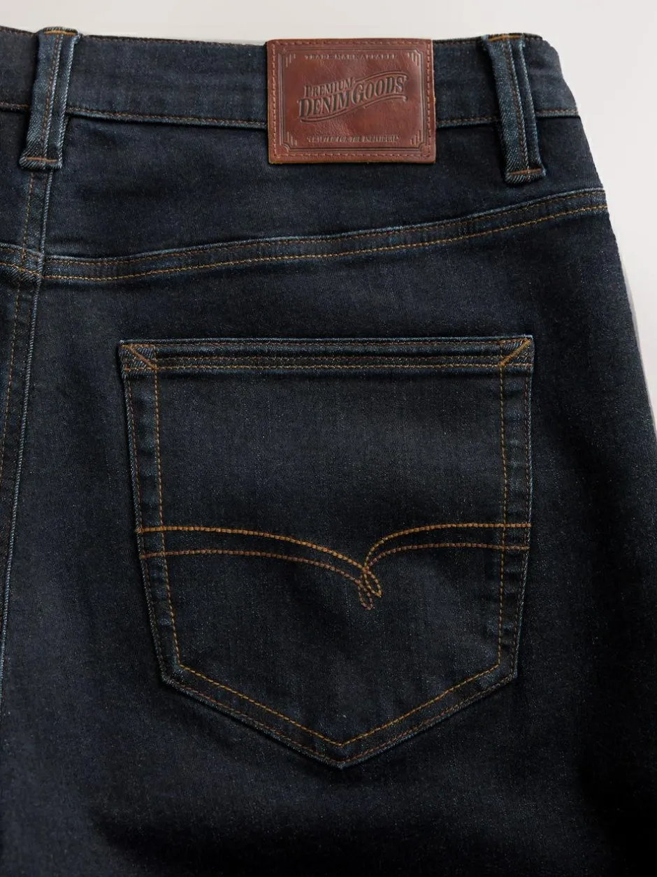 Next Relaxed Fit Motionflex Jeans Blue Rinse Discount