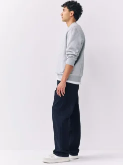 Next Relaxed Fit Motionflex Jeans Blue Rinse Discount