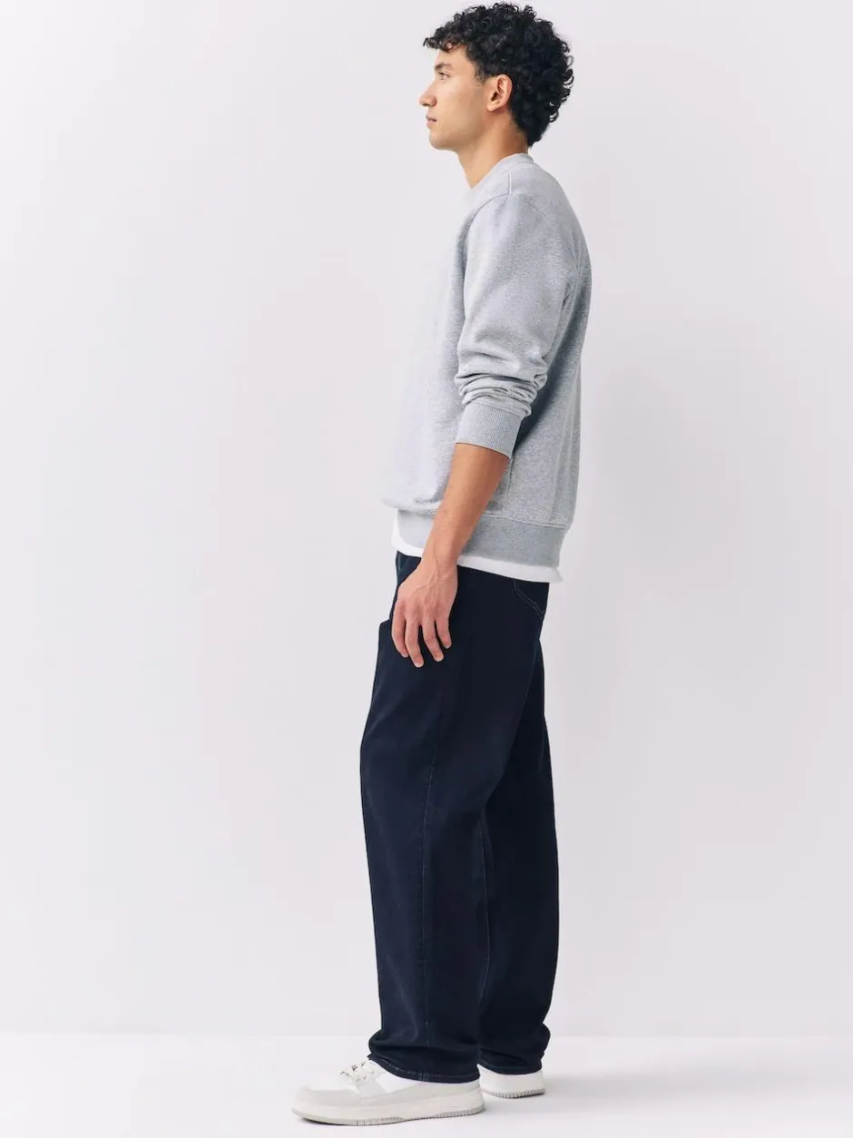 Next Relaxed Fit Motionflex Jeans Blue Rinse Discount