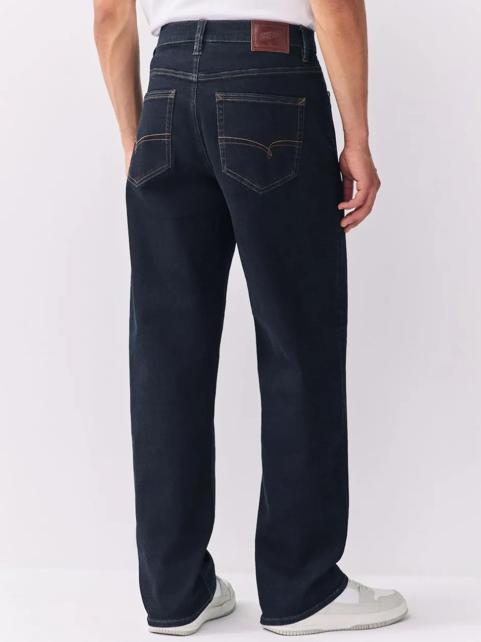 Next Relaxed Fit Motionflex Jeans Blue Rinse Discount