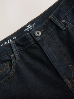 Next Relaxed Fit Motionflex Jeans Blue Rinse Discount
