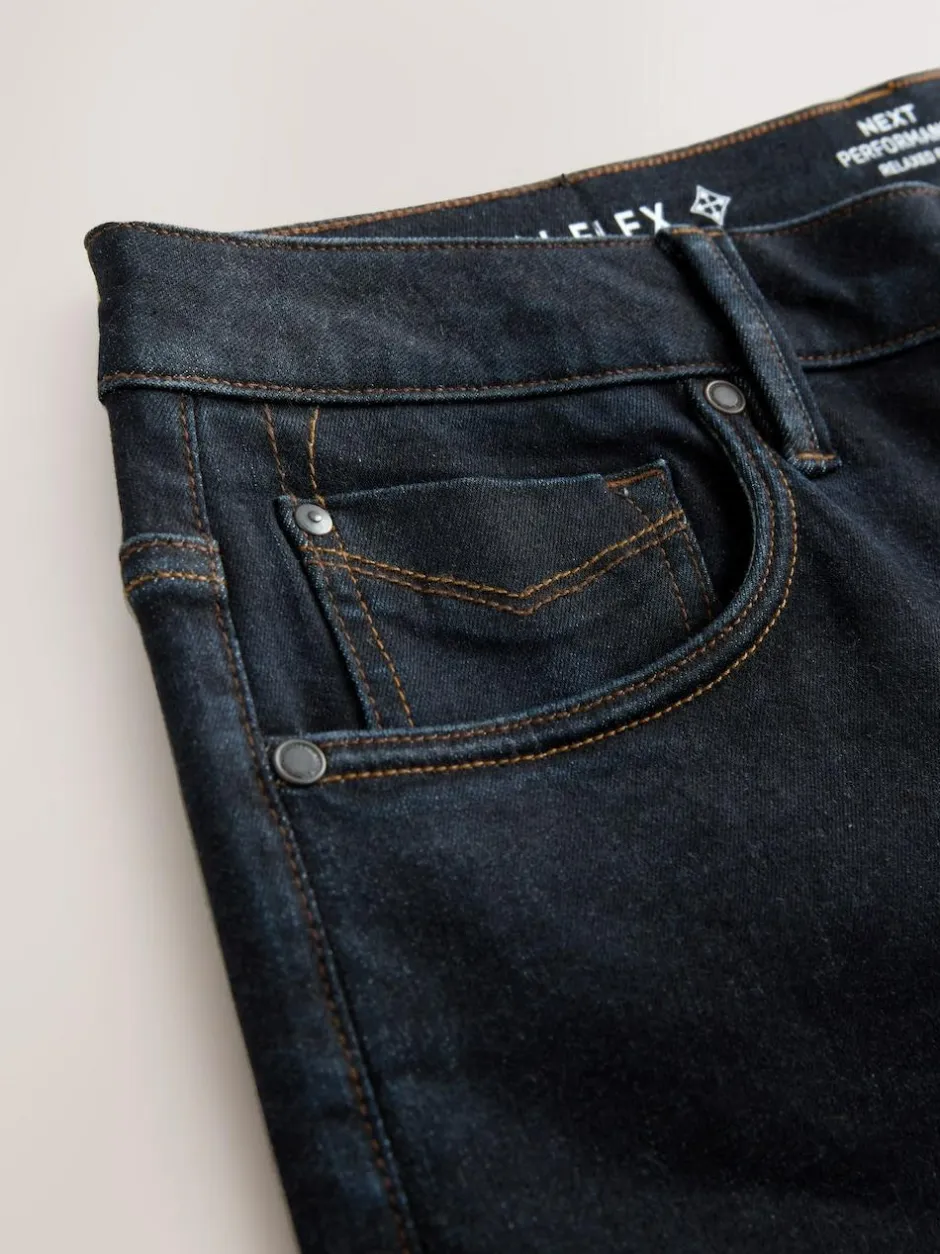 Next Relaxed Fit Motionflex Jeans Blue Rinse Discount