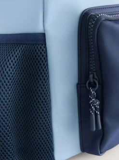 Next Roll Top Backpack Blue Outlet