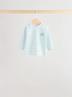 Next Baby Top & Leggings 6 Piece Set (0mths-3yrs) Blue Safari Discount