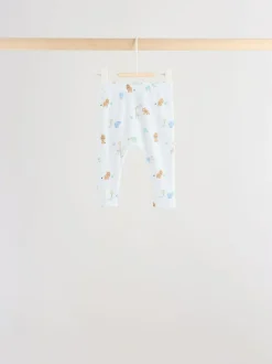 Next Baby Top & Leggings 6 Piece Set (0mths-3yrs) Blue Safari Discount