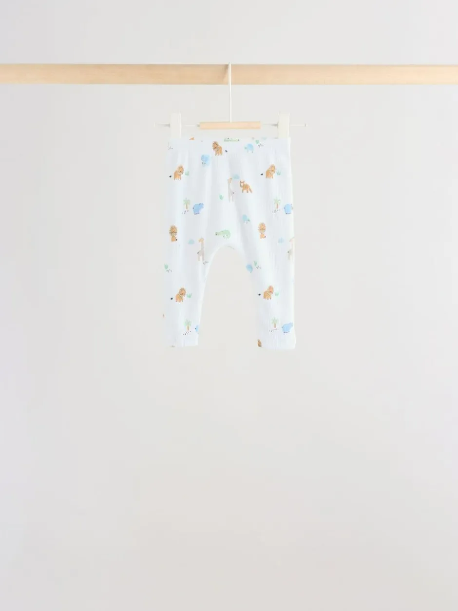 Next Baby Top & Leggings 6 Piece Set (0mths-3yrs) Blue Safari Discount