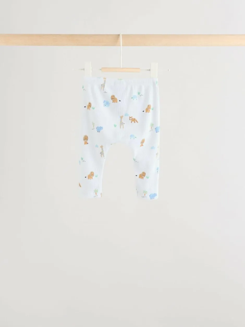 Next Baby Top & Leggings 6 Piece Set (0mths-3yrs) Blue Safari Discount