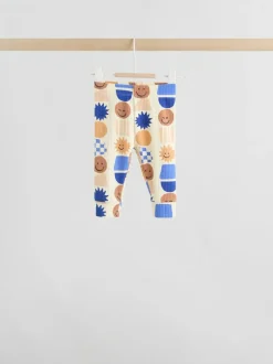 Next Blue Shapes Tops and Leggings 6 Piece Baby Set (0mths-3yrs) Sale