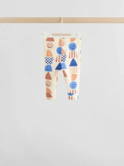 Next Blue Shapes Tops and Leggings 6 Piece Baby Set (0mths-3yrs) Sale