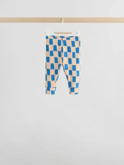 Next Blue Shapes Tops and Leggings 6 Piece Baby Set (0mths-3yrs) Sale