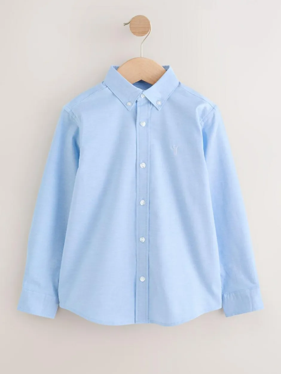 Next Blue Single Oxford Shirt (3-16yrs) New