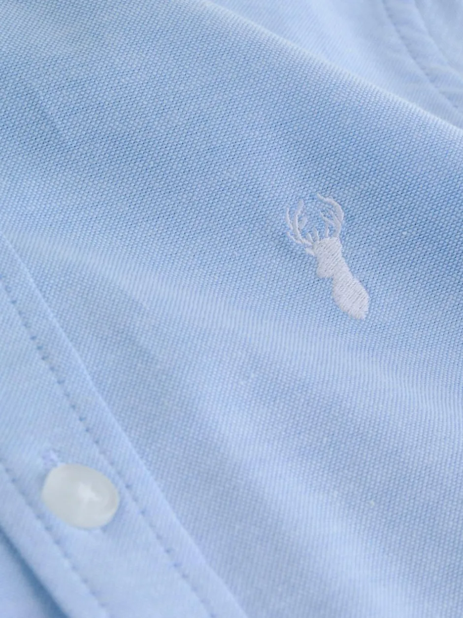 Next Blue Single Oxford Shirt (3-16yrs) New
