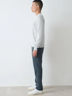 Next Slim Fit Motionflex Chino Trousers Blue Hot