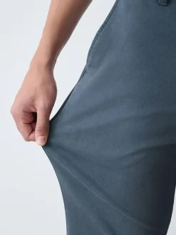 Next Slim Fit Motionflex Chino Trousers Blue Hot