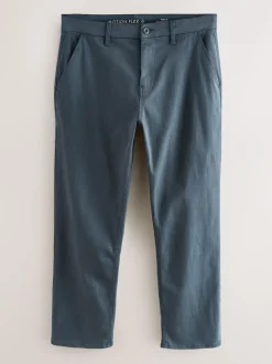 Next Slim Fit Motionflex Chino Trousers Blue Hot