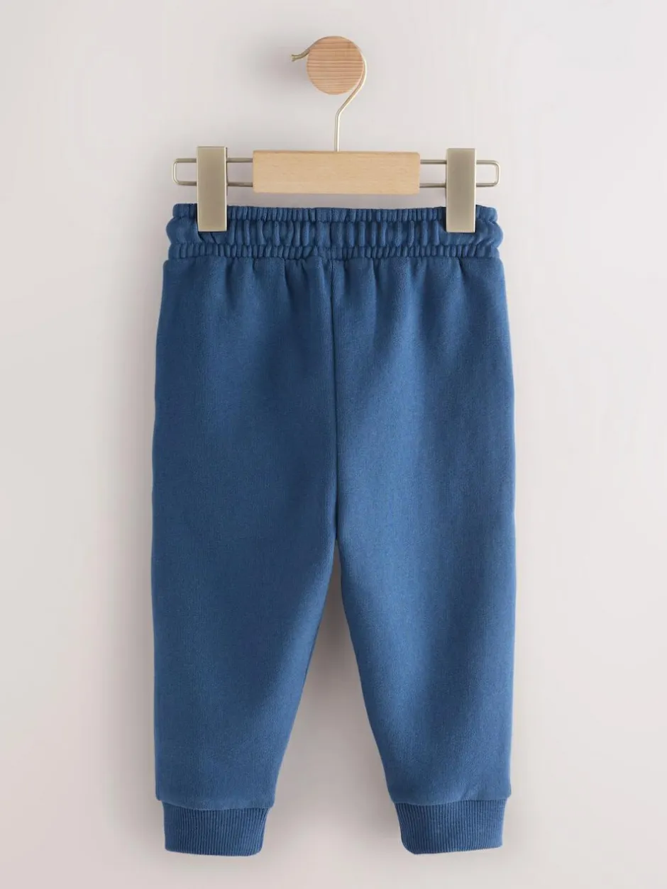 Next Blue Slim Fit Soft Touch Jersey Joggers (3mths-7yrs) New
