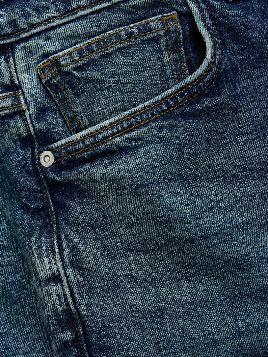 Next Slim Fit Vintage Wash Denim Jeans Blue