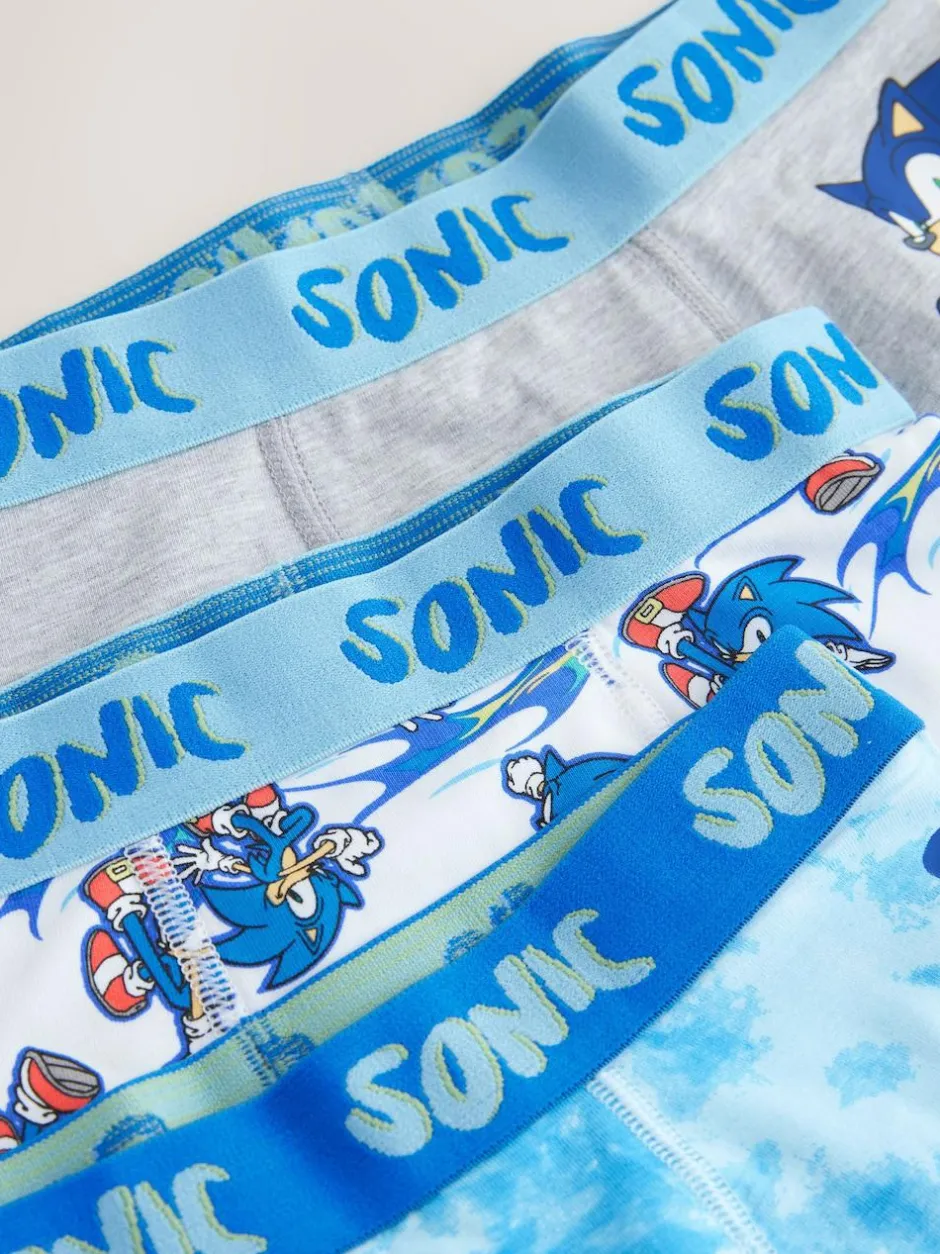 Next Blue Sonic Boxers 3 Pack (2-14yrs)