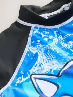 Next Blue Sonic Rash Vest (3-16yrs)