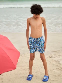 Next Blue Sonic Swim Shorts (3-16yrs) Sale