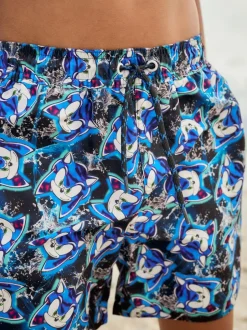 Next Blue Sonic Swim Shorts (3-16yrs) Sale