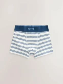 Next Blue Stars & Stripes Junior Pattern Trunks 5 Pack (1.5-16yrs) Discount