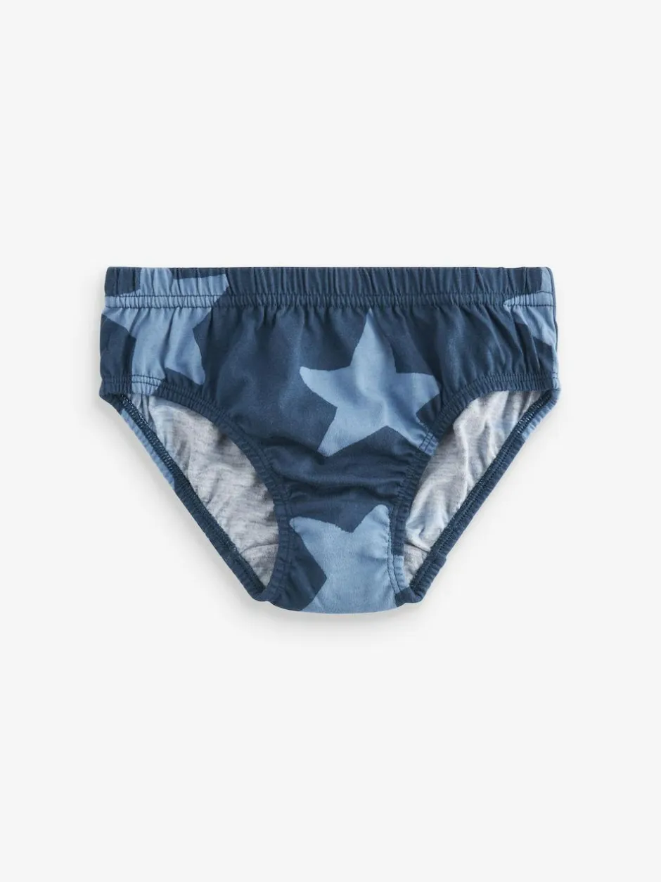 Next Briefs 10 Pack (1.5-10yrs) Blue Stars and Stripes