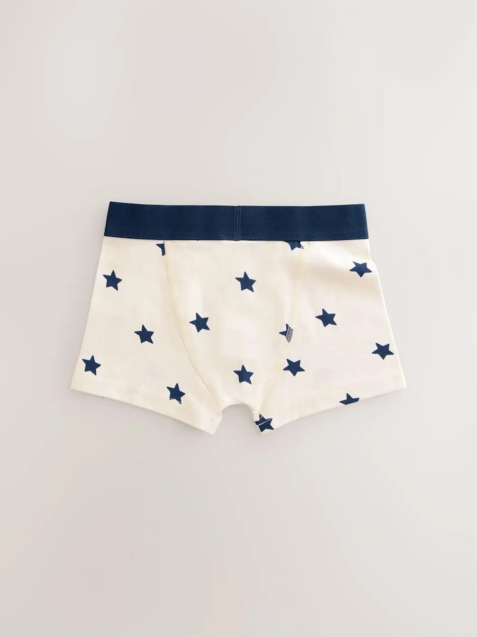 Next Blue Stars and Stripes Trunks 10 Pack (1.5-16yrs) Best