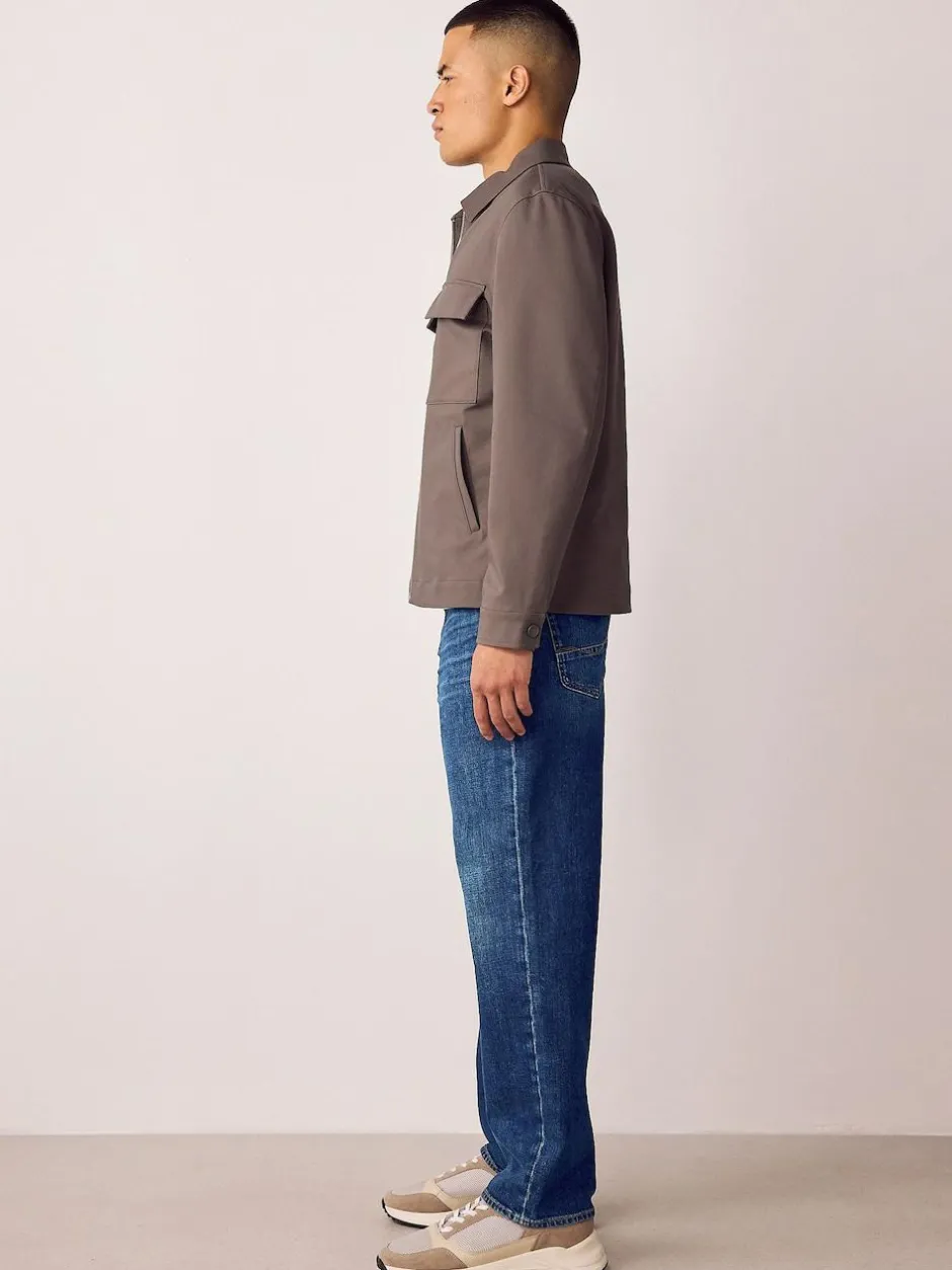 Next Straight Fit Authentic Stretch Denim Jeans Blue