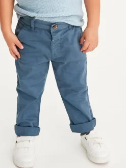 Next Blue Stretch Chino Trousers (3mths-7yrs) Sale
