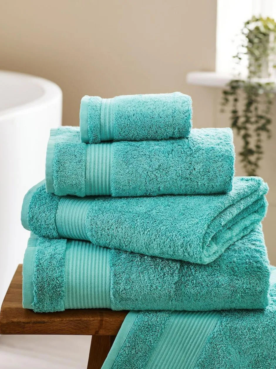 Next Blue Teal Bright Egyptian Cotton Towel Online