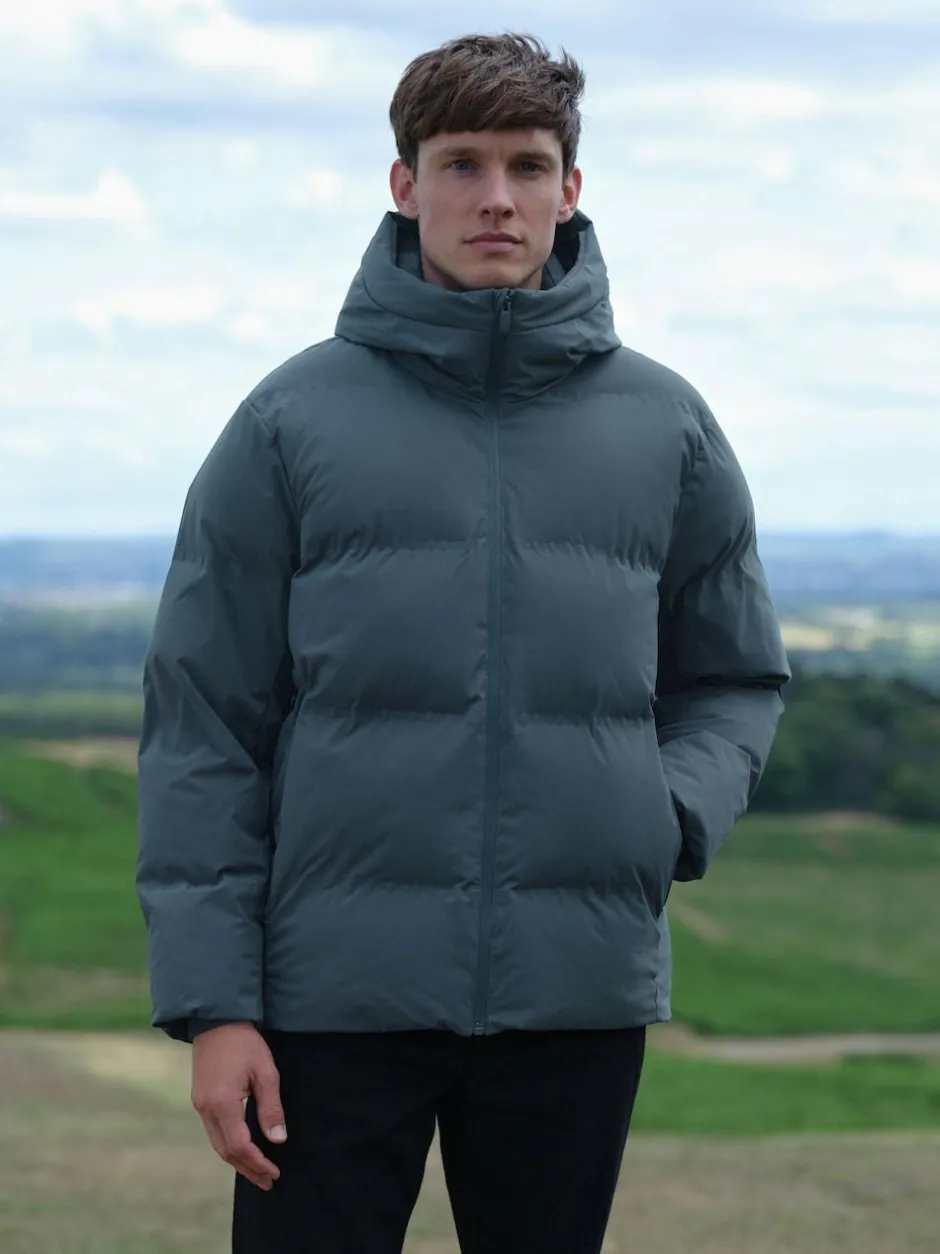 Next ThermoGen Shower Resistant Puffer Jacket Blue New