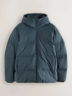 Next ThermoGen Shower Resistant Puffer Jacket Blue New