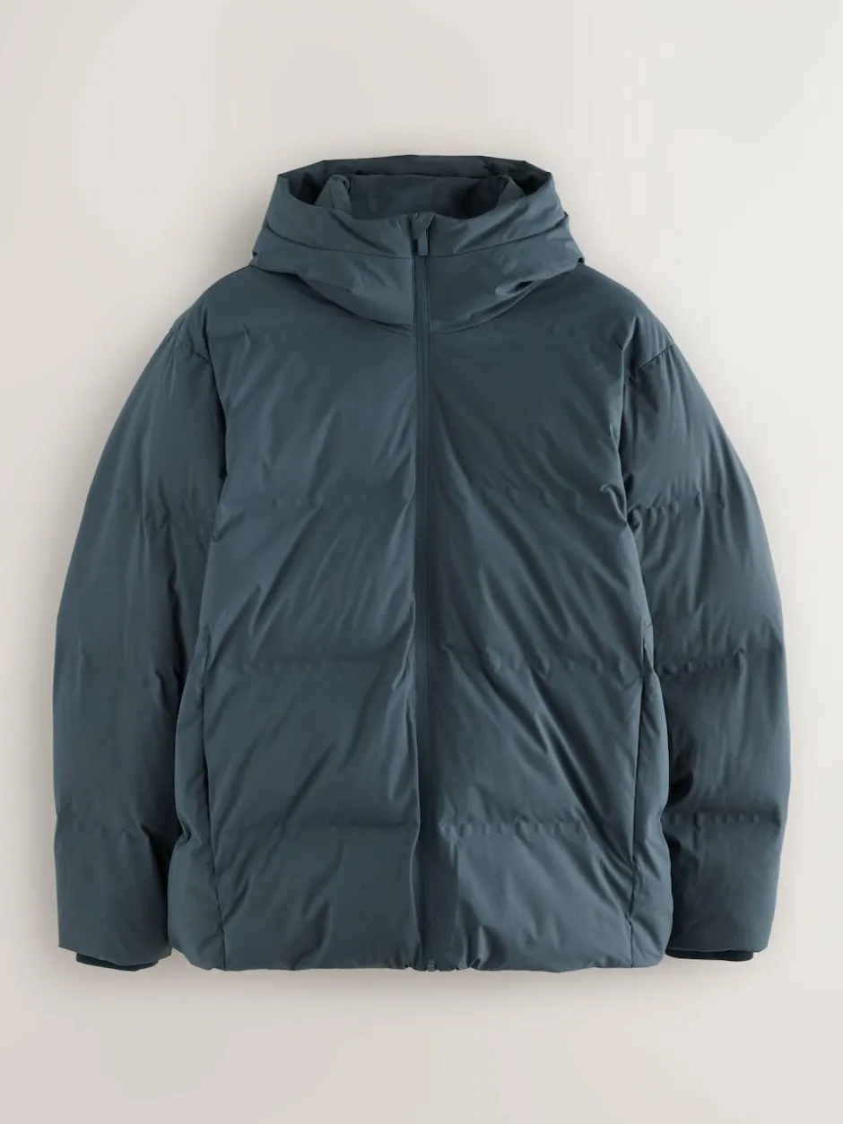 Next ThermoGen Shower Resistant Puffer Jacket Blue New
