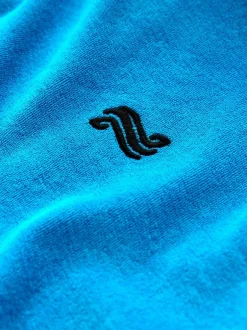 Next Towelling Poncho (3-16yrs) Blue New