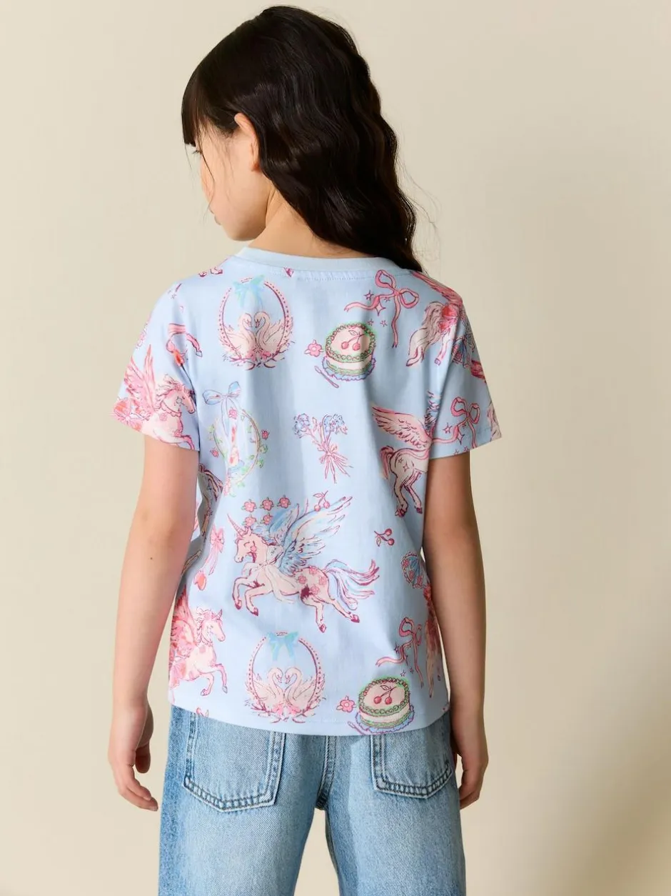 Next Blue Unicorn T-Shirt (3-16yrs) Online
