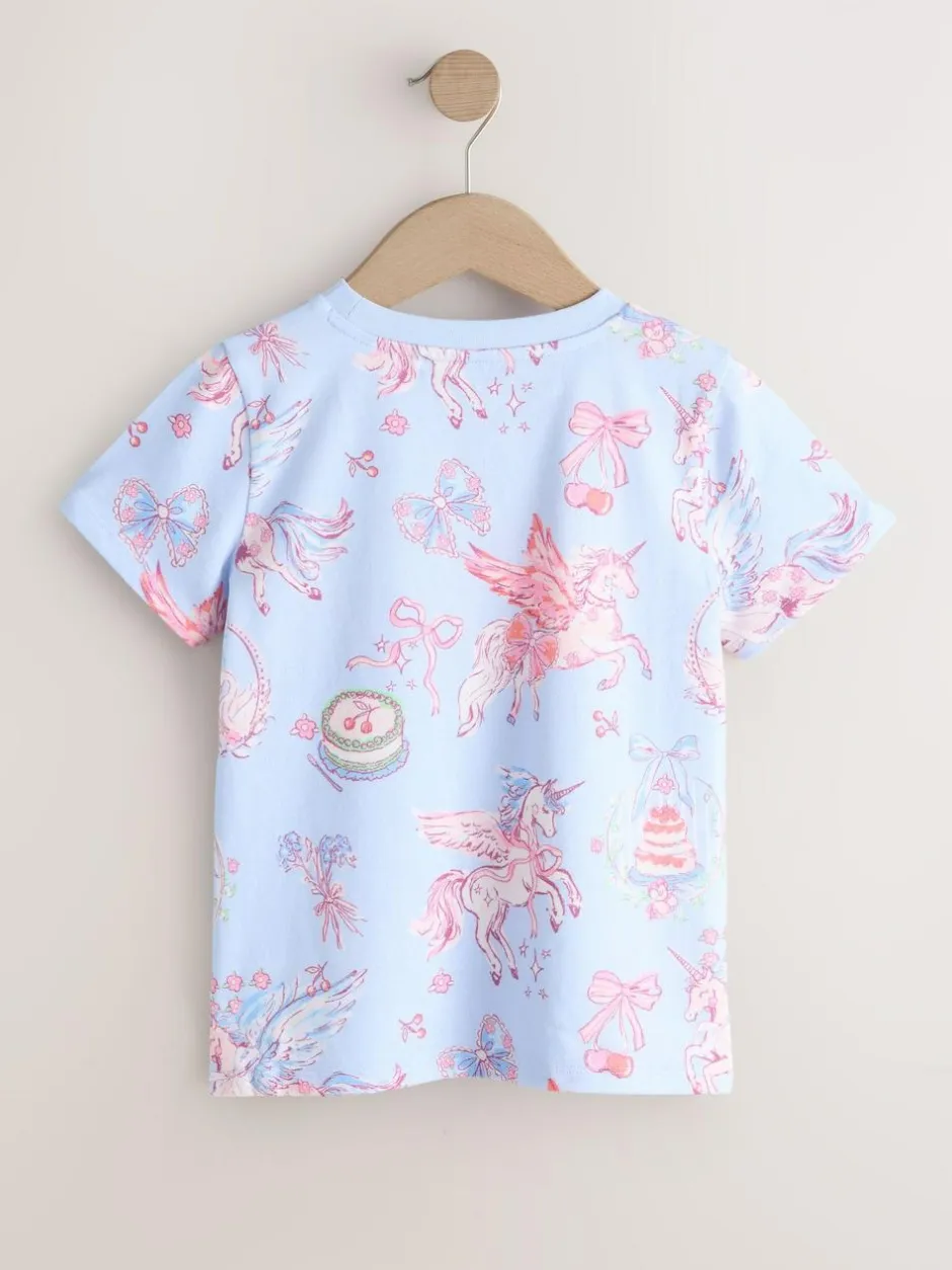 Next Blue Unicorn T-Shirt (3-16yrs) Online