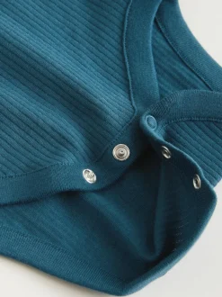 Next Blue Vest Baby Bodysuits 5 Pack Discount