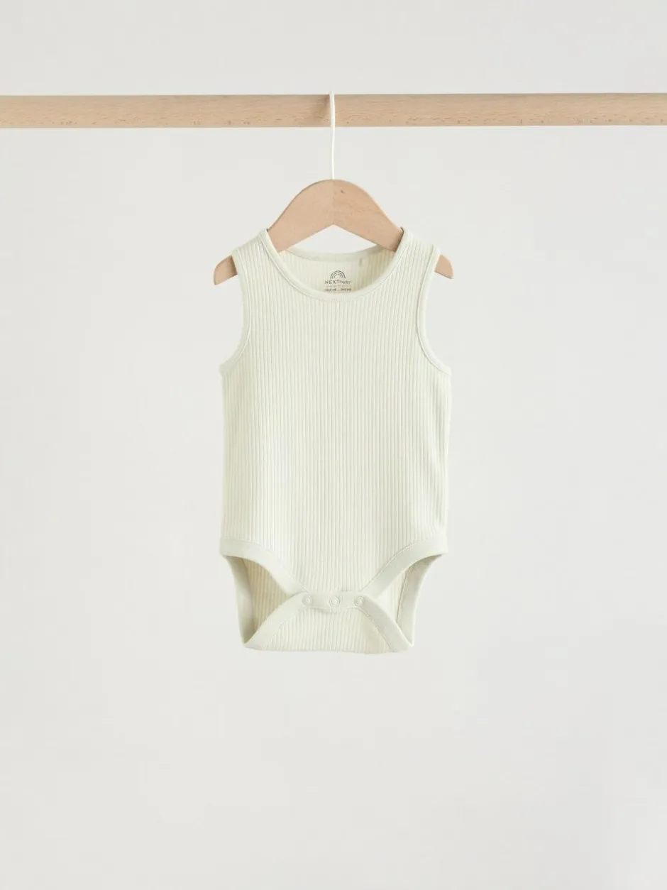 Next Blue Vest Baby Bodysuits 5 Pack Discount