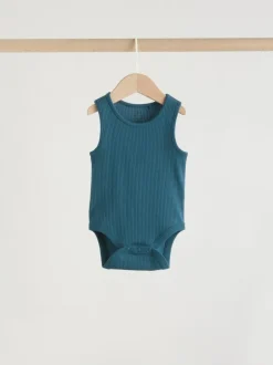 Next Blue Vest Baby Bodysuits 5 Pack Discount
