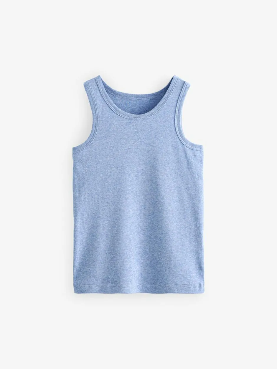 Next Blue Vests 5 Pack (1.5-16yrs) Discount