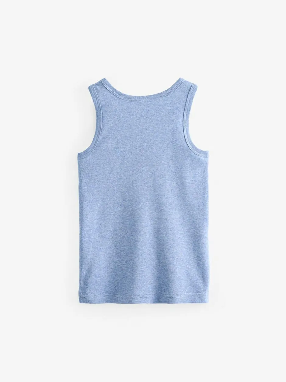 Next Blue Vests 5 Pack (1.5-16yrs) Discount