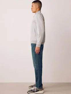 Next Regular Tapered Fit Authentic Stretch Denim Jeans Blue Vintage Best