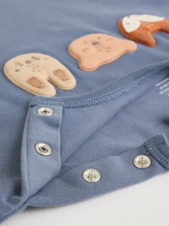 Next Blue Woodland Baby Top and Leggings Set 2 Piece (0mths-3yrs) Clearance