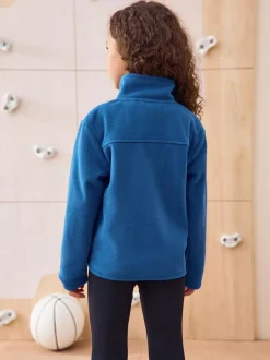 Next Zip-Up Fleece Jacket With Pockets (3-16yrs) Blue New