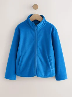 Next Zip-Up Fleece Jacket With Pockets (3-16yrs) Blue New